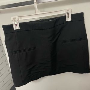 Zara black mini skirt